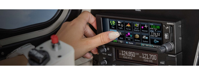 Garmin GNC 355 panel visual