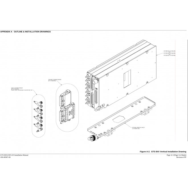 Sub-Assy,Vertical Install Rack,GTS Processor