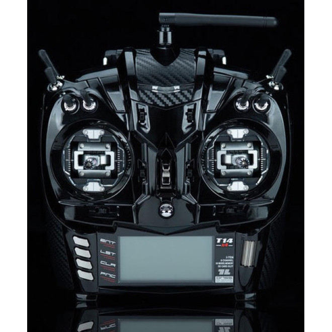 T14 x 4 CNC machined gimbals black Pearl