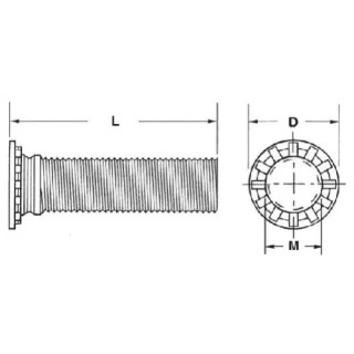 Fasteners for metal screws