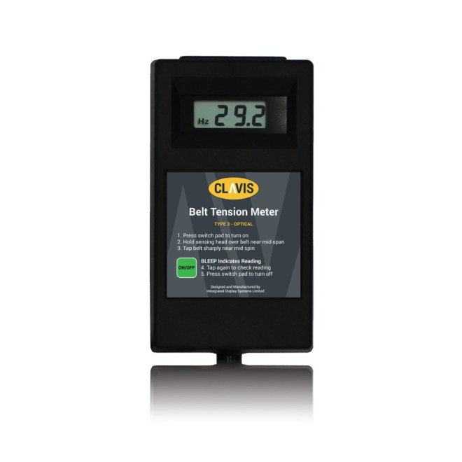 Type 3 (4-300 Hz) optical belt meter with optical sensor head