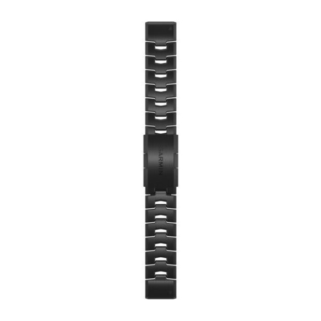 QuickFit® 22 Watch Bands, Vented Titanium Bracelet with Carbon Grey DLC Coating (010-12863-09)