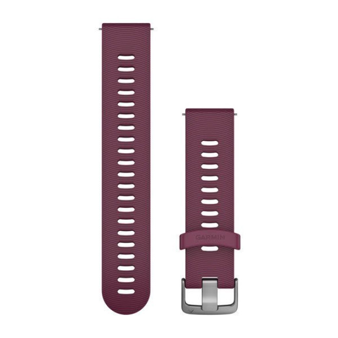 Quick Release Band, Berry Silicone Band with Stainless Steel Hardware (010-11251-1W)