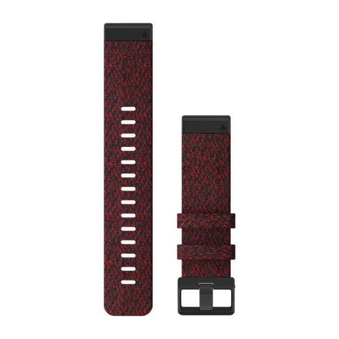 QuickFit® 22 Watch Bands, Heathered Red Nylon (010-12863-06)