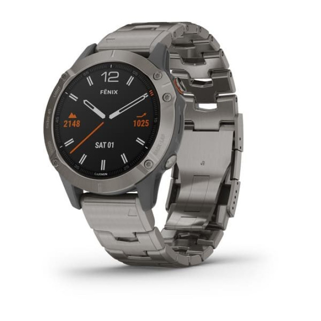 fēnix® 6 Sapphire, titanium with vented titanium bracelet (010-02158-22)