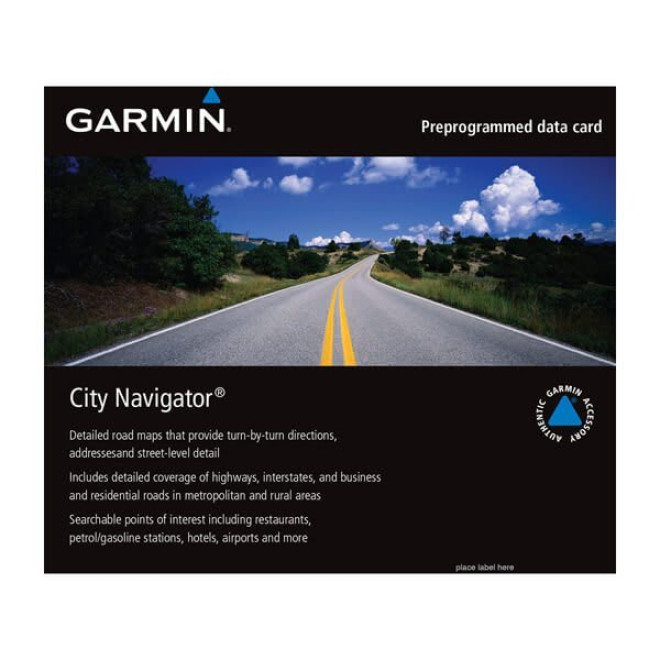 microSD™/SD™ card: City Navigator Middle East & Northern Africa NT (010-D0748-00)