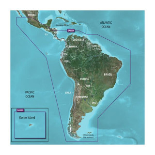 microSD™/SD™ card: HXSA001R-South America East Coast (010-D1144-00)