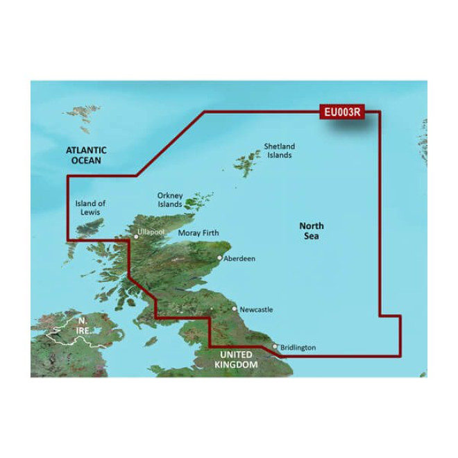 BlueChart® g3 HXEU003R - Great Britain, Northeast Coast (010-D0348-00)