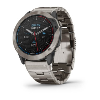 quatix® 6 Sapphire, Titanium Grey with Titanium Band (010-02157-30)