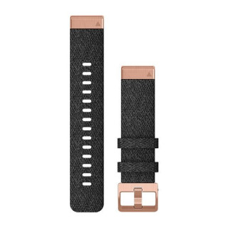 QuickFit® 20 Watch Bands, Purple Horizon Nylon with Rose Gold Hardware (010-12874-00)