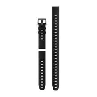 QuickFit® 22 Watch Bands, Black Silicone (010-13113-02)