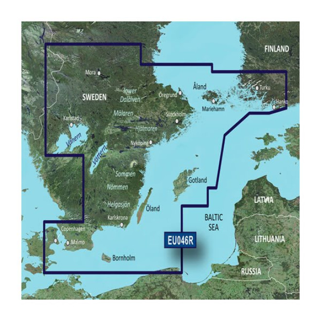 BlueChart® g3 HXEU046R - Sweden, Southeast (010-D0295-00)