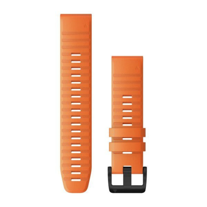 QuickFit® 22 Watch Straps, Ember Orange Silicone Strap (010-12863-01)