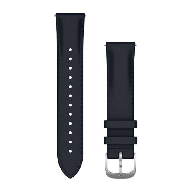 Quick Release Bands (20 mm), Dark Brown Leather with Silver Hardware (010-12924-20)