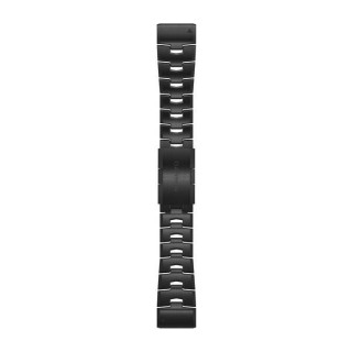 QuickFit® 26 Watch Bands, Vented Titanium Bracelet with Carbon Grey DLC Coating (010-12864-09)