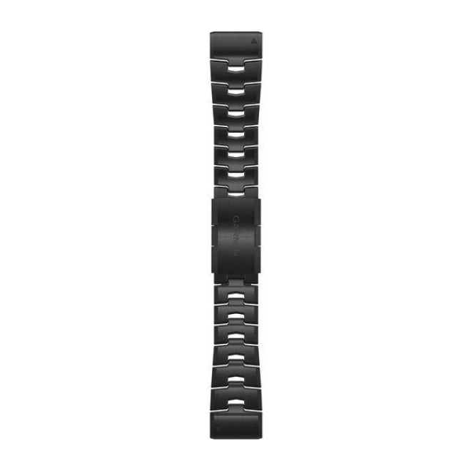 QuickFit® 26 Watch Bands, Vented Titanium Bracelet with Carbon Grey DLC Coating (010-12864-09)