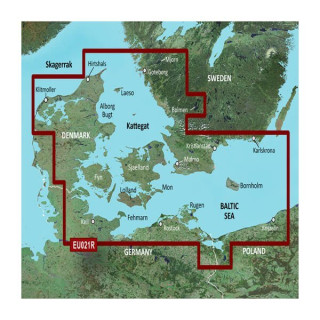 BlueChart® g3 HXEU021R - Denmark East-Sweden Southeast (010-D0291-00)