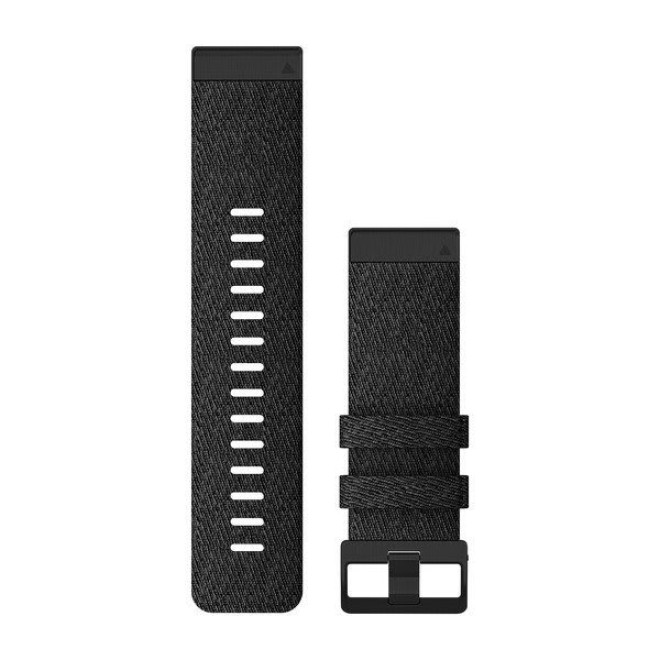 QuickFit® 26 Watch Bands, Heathered Black Nylon (010-12864-07)