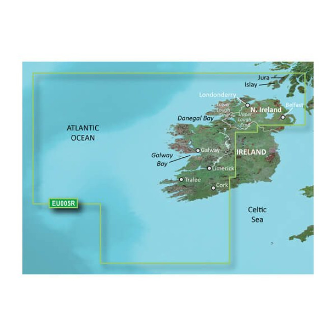 BlueChart® g3 HXEU005R - Ireland, West Coast (010-D0350-00)