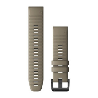 QuickFit® 22 Watch Bands, Dark Sandstone Silicone (010-12863-02)