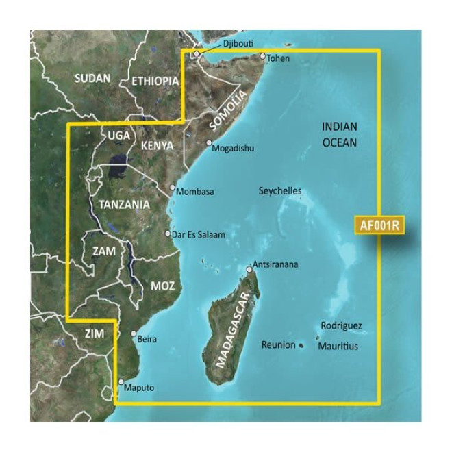 microSD™/SD™ card: HXAF001R - Eastern Africa (010-D0335-00)
