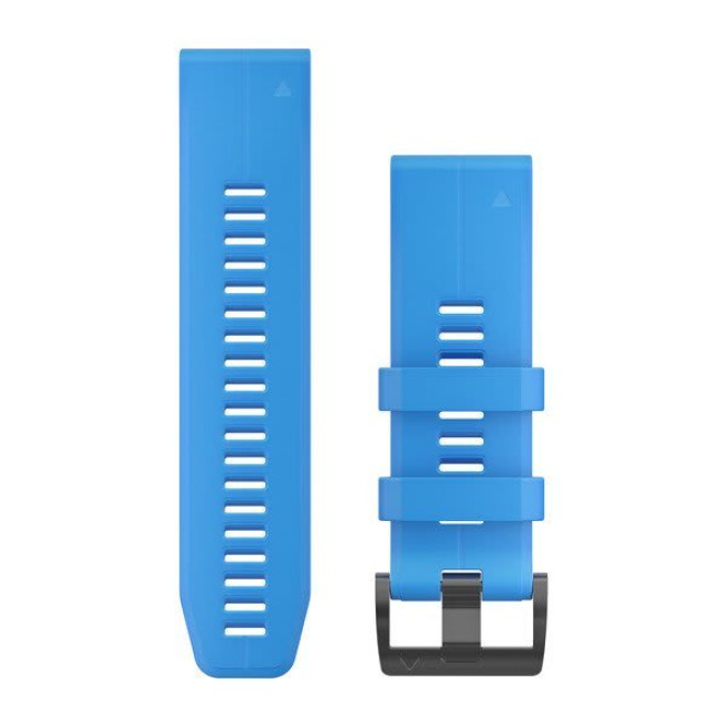 QuickFit® 26 Watch Bands, Cyan Blue Silicone (010-12741-02)