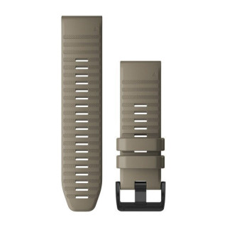 QuickFit® 26 Watch Bands, Dark Sandstone Silicone (010-12864-02)