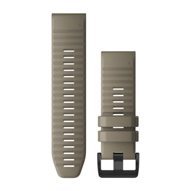 QuickFit® 26 Watch Bands, Dark Sandstone Silicone (010-12864-02)