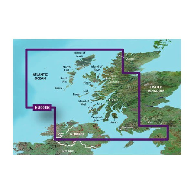BlueChart® g3 HXEU006R - Scotland, West Coast (010-D0351-00)