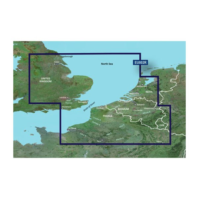 BlueChart® g3 HXEU002R - S/E UK-Belux Inland Waters (010-D0347-00)