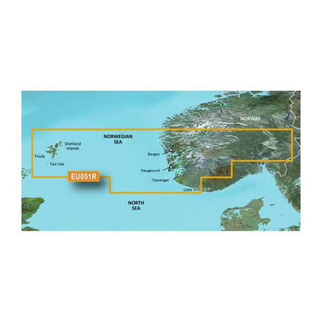 BlueChart® g3 HXEU051R - Lista - Sognefjorden (010-D0300-00)