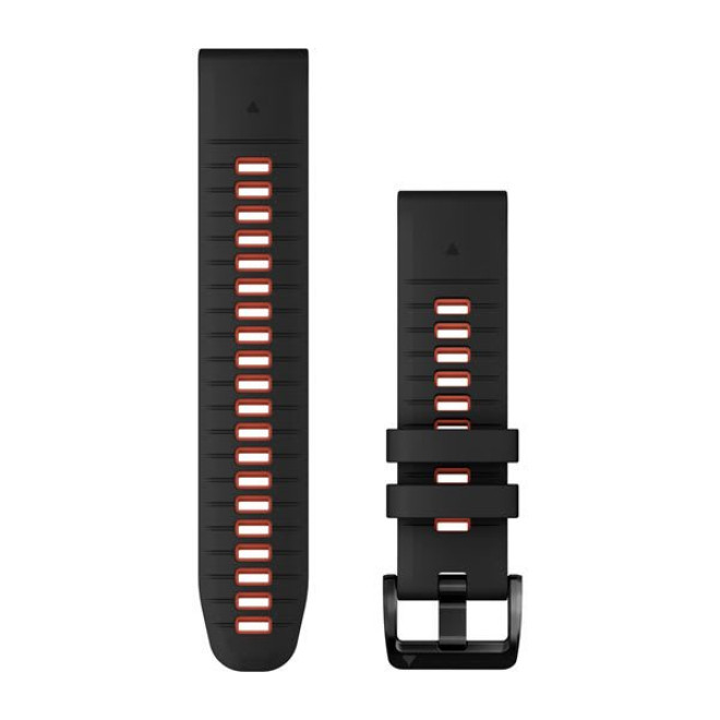 QuickFit® 22 Watch Bands, Flame Red Silicone (010-13280-06)