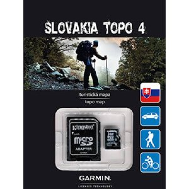 microSD™/SD™ card: Slovakia TOPO v4 (010-11795-01)