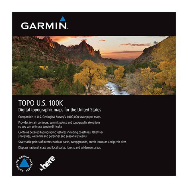 microSD™/SD™ card: TOPO U.S. 100K (010-11001-52)