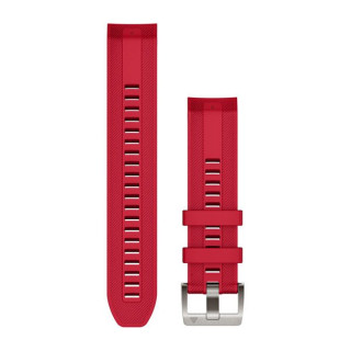 QuickFit® 22 Watch Bands, Plasma Red Silicone Strap (010-13225-03)