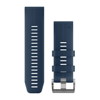 QuickFit® 26 Watch Bands, Captain Blue Silicone (010-13989-10)