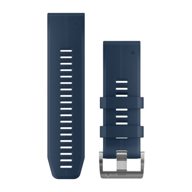 QuickFit® 26 Watch Bands, Captain Blue Silicone (010-13989-10)