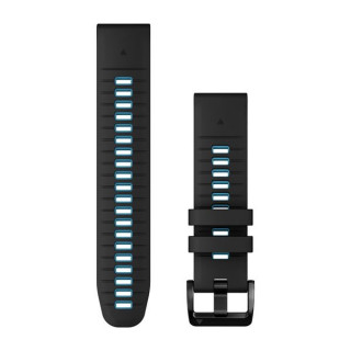 QuickFit® 22 Watch Bands, Cirrus Blue Silicone (010-13280-05)