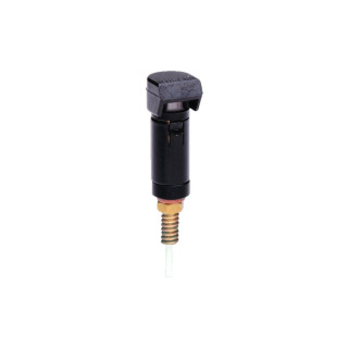 LED POST LT 14V WHITE LONG BLK