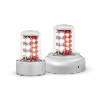 LED Rd/Wt Beacon, 14V (3.75