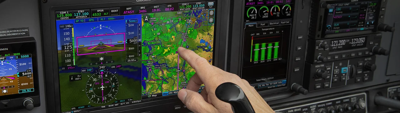 Garmin G3X Touch panel example